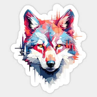 Alpha Wolf Animal World Wildlife Beauty Discovery Sticker